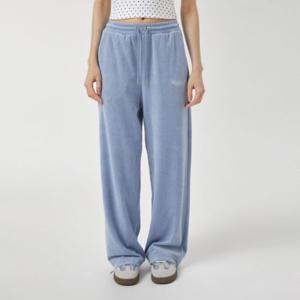 [후아유]여성 Velour Embroidery Wide Pants WHTMF4V21F
