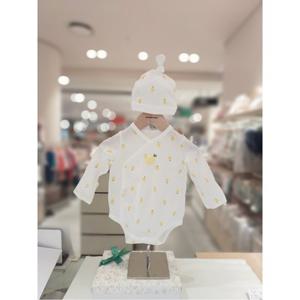 오가닉맘 비타레몬배내수트모자세트(임신출산선물) (MLSNBS01)