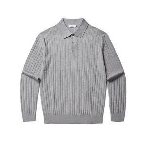 [올젠]버티컬 골조직 카라 스웨터 ZBF4ET1204 GR