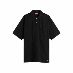 휴먼메이드 빅 폴로 반팔 티셔츠 블랙 HM29CS025