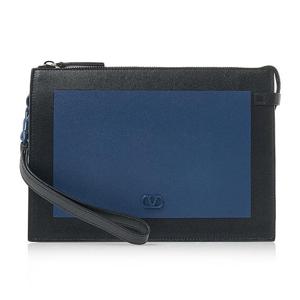 [발렌티노 가라바니] 공용 V로고 바이컬러 클러치 2Y2P0P09 AXI 73P