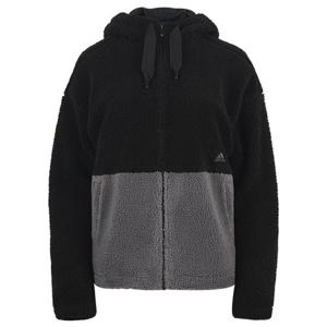 아디다스 여성 컬러블록 보아 풀집 플리스 자켓 IK9865