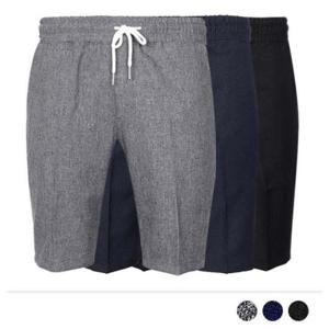 허리 밴딩 무지 반바지