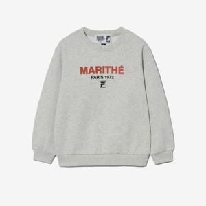 [휠라키즈] 휠라키즈 X 마리떼 라운드 맨투맨 (FK2POG4M02X_OTL)