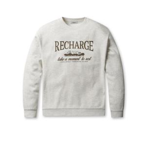 [폴햄]남성) 플리스 그래픽 맨투맨 (PHF4TR1020)