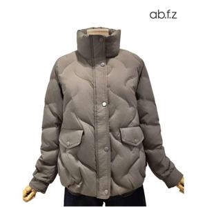 [에이비에프지]누빔 헨리넥 다운 점퍼 APZ4FFD1J