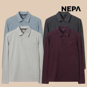 네파 남성 울 기모 폴로 티셔츠 베이직 등산 기본티 7L75216