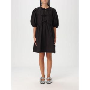 25SS 가니 미디 원피스 F9005099 BLACK DOM