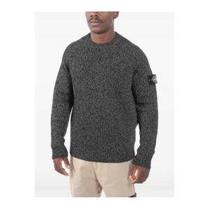 스톤아일랜드 로고 패치 크루넥 스웨터 51000026