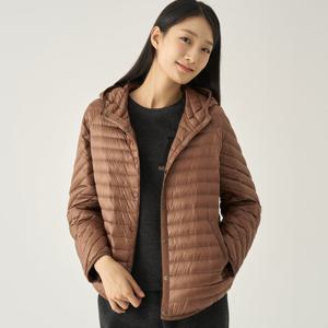 [지센] (2컬러) 구스다운 샤이니 후드 점퍼 LCLWNA21