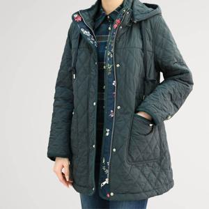 [비꼴리끄(여성)]퀼팅 후디 스트림 자켓 B254PJ2030