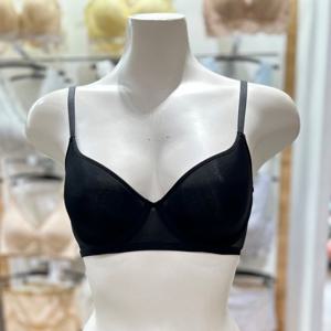 [보디가드] 안입은 듯 가벼운 홀겹 스킨브라 블랙 BGWBB403