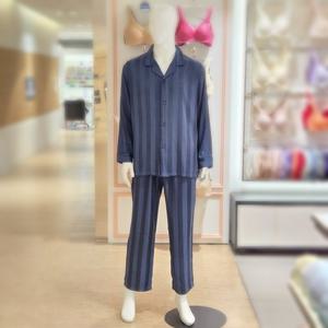 [비비안] 인조실크 스트라이프 남성 잠옷 MP8869A-DPGR