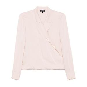 25FW THEORY Pk 라벨 Wrap 블라우스 O1102503Q2D