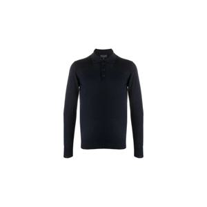 25 FW 엠포리오아르마니 긴소매 울 니트 폴로 셔츠 8N1F431M67Z TP444674820