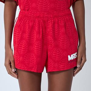 25 FW 나이키 X 마틴로즈 로고 모티프 테크 트랙 쇼츠 레드 HM9025 657