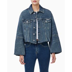 [캘빈클라인 진](47D725G)여성 버블 데님 자켓