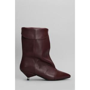 지젤 모아레 뮬 슬리퍼 423444 MIRIAM Red