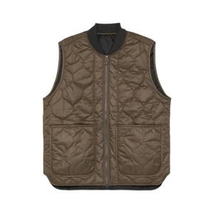 25 FW 바버 퀼팅 집업 베스트 MGI0290BROW TP444740269