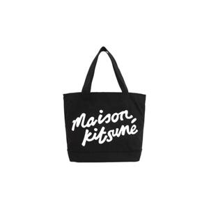 메종키츠네 핸드라이팅 토트백 블랙 PW05124WW9042-P199