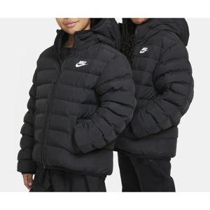 나이키 키즈 주니어 라이트 웨이트 신세틱 필 루즈 후디 데일리 패딩 FD2845 010