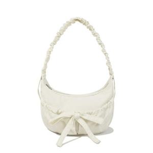 M 커버낫크로스백 CQK CO2407TB87-IV 클로버하트 셔링 미디움 나일론 호보백 Ivory