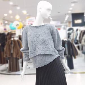 abfz sh06 도톰 패턴 조끼 세트 니트 SLBHA1W42A