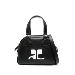 쿠레주 여성 미니 레더 볼링백 숄더 토트백 블랙 124GSA083CR0027 9999