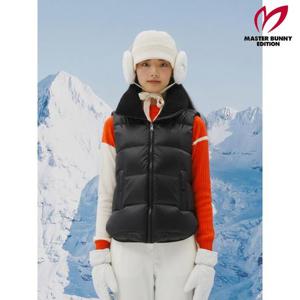 마스터바니  (421D4JV619) 여성 하이넥 스트링 덤블 점퍼 베스트