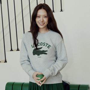 [라코스테공식] 여성 테니스 크루넥 스웻셔츠 SF945E-55N CCA