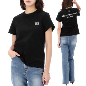 25FW 우영미 백로고 반팔 티셔츠 M253TS07708B