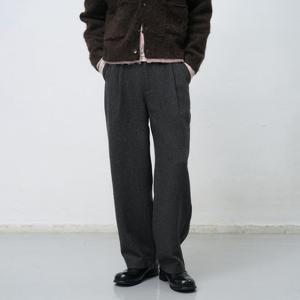 MAN 울 클래식 투턱 슬랙스 [CHARCOAL] / SBE4M11011