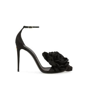 돌체앤가바나 케이라 플로럴 아플리케 새틴 샌들  CR1620AR572