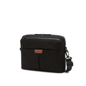 [닥스핸드백]블랙 음각로고 나일론 크로스백 DBBA6E775BK