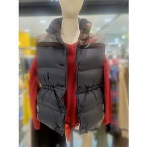 베네통  등판 니트배색 패딩조끼BAPDF4561