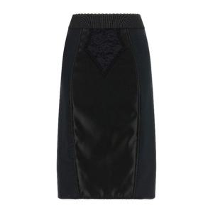 돌체앤가바나 레이스 인서트 스커트 F4BKDTGDCLS N0000