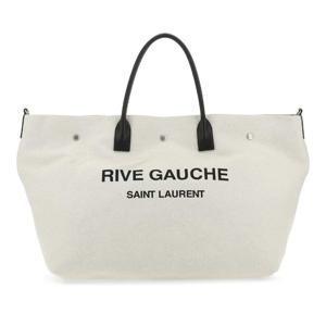 생로랑 로고 프린트 캔버스 라지 토트백 685543FAADW 9083