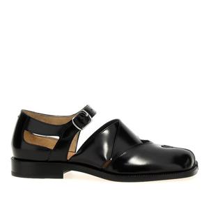 메종마르지엘라 컷아웃 디테일 스플릿 토 타비 플랫 S58WP0239P