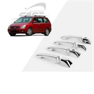 (도어캐치 몰딩) 그랜드 카니발 크롬 손잡이 커버 자동차용품 익스테리어용품 익스테리어몰딩 커버 도어캐치 도어캐치몰딩 도어캐치커버