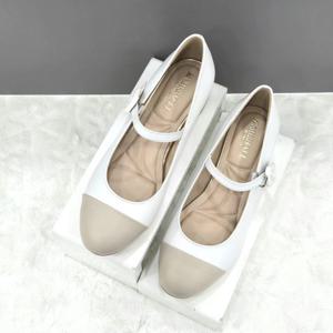 [탠디]여성 스트랩 포인트 미들힐 X2HS50FI14 WHITE 3SD JJ