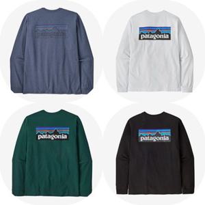 [파타고니아코리아] 38518Q7 멘즈 롱-슬리브드 P-6 로고 리스판서빌리-티셔츠 Long-Sleeved P-6 Logo PG