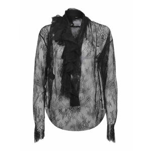 [ALBERTA FERRETTI] 라프리마 여성 셔츠 메이드 오브 레이스 21366200555 블랙 /8