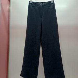 Latium HC06 국내생산 스판 히든반밴딩 헤링본 통와이드 세미정장 기모바지 T2543pt08DG