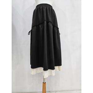 [나인스텝]솔라셔링치마  N25NK5407BK_JJ