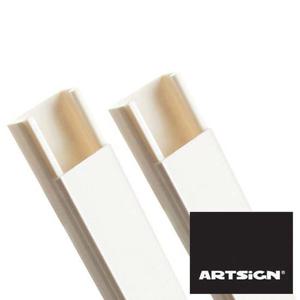 중형 백색사각 랜선 전선몰딩 23mm 1M 2 랜선 몰드 랜선정리기 전선줄 전선몰드