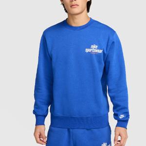 나이키긴팔티 GQT HJ2174-480 나이키 클럽 남성 플리스 크루