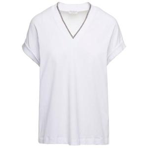 브루넬로 쿠치넬리 반팔 티셔츠 M0T18BD222C159 White