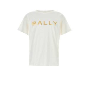 BALLY White cotton t-shirt MJE04TCO018 U001