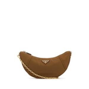 PRADA Camel Re-Nylon Prada Demi-lune shoulder bag 1BH222VNOOR064 F0134