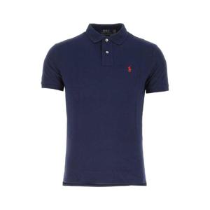 POLO RALPH LAUREN Navy blue piquet polo shirt 710782592 008